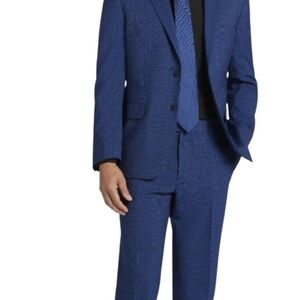 Jos. A. Bank Slim Wool Blue Suit
